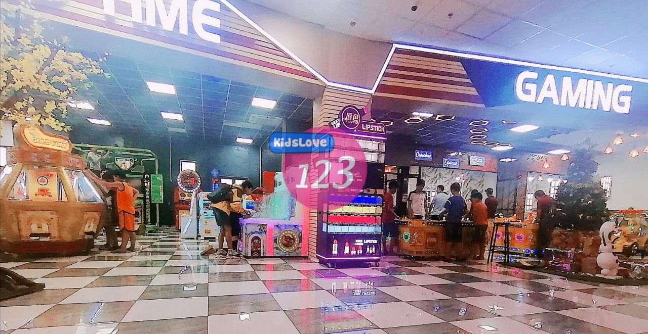 Lắp đặt khu vui chơi tại trung tâm gold time goldcity bình phước